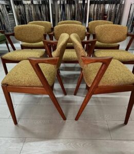 Danish Kai Kristiansen #42 chairs restored"