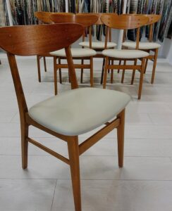 Danish dining chairs by Farstrup Møbler"