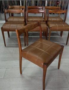 Fler dining chairs 60s"