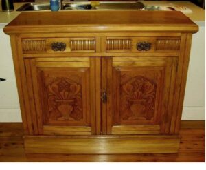 Restoration Australian Edwardian kauri sideboard c1905"