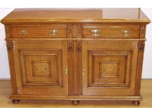 Restoration Australian oak sideboard c1910"